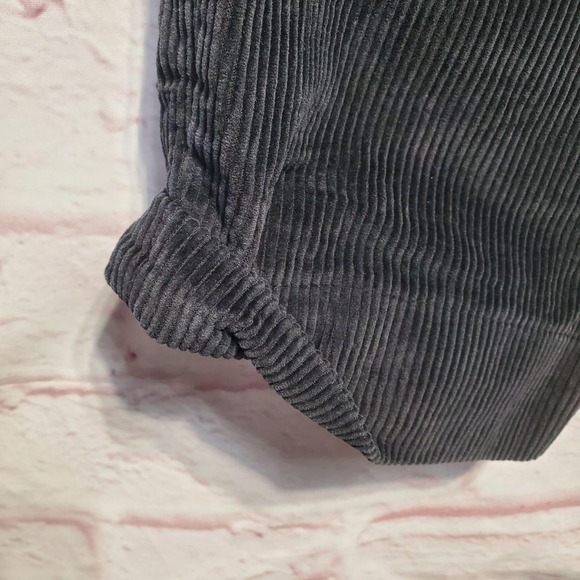 Baracuta Corduroy Pants Mens 34x30 Black Baggy Pleated Cuffed Wide Wale Heritage - Picture 7 of 16